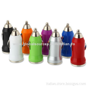 Colorful mini car charger